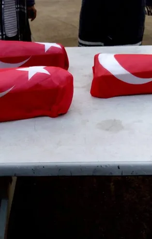 Bu fotoğraf Zonguldak'tan! En acı veda