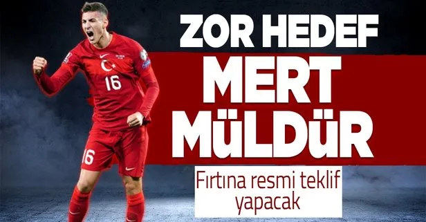 Zor hedef Mert Müldür! Trabzonspor harekete geçti...