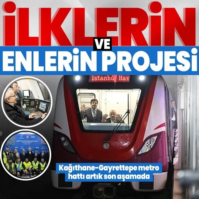 İlklerin, ve enlerin projesi! Bakan Abdulkadir Uraloğlu resmen duyurdu: Kağıthane-Gayrettepe metro hattı artık son aşamada