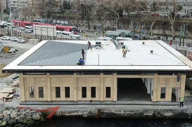 "Kabataş Meydan Düzenlemesi ve Transfer Merkezi"nde çalışmalar yeniden başladı