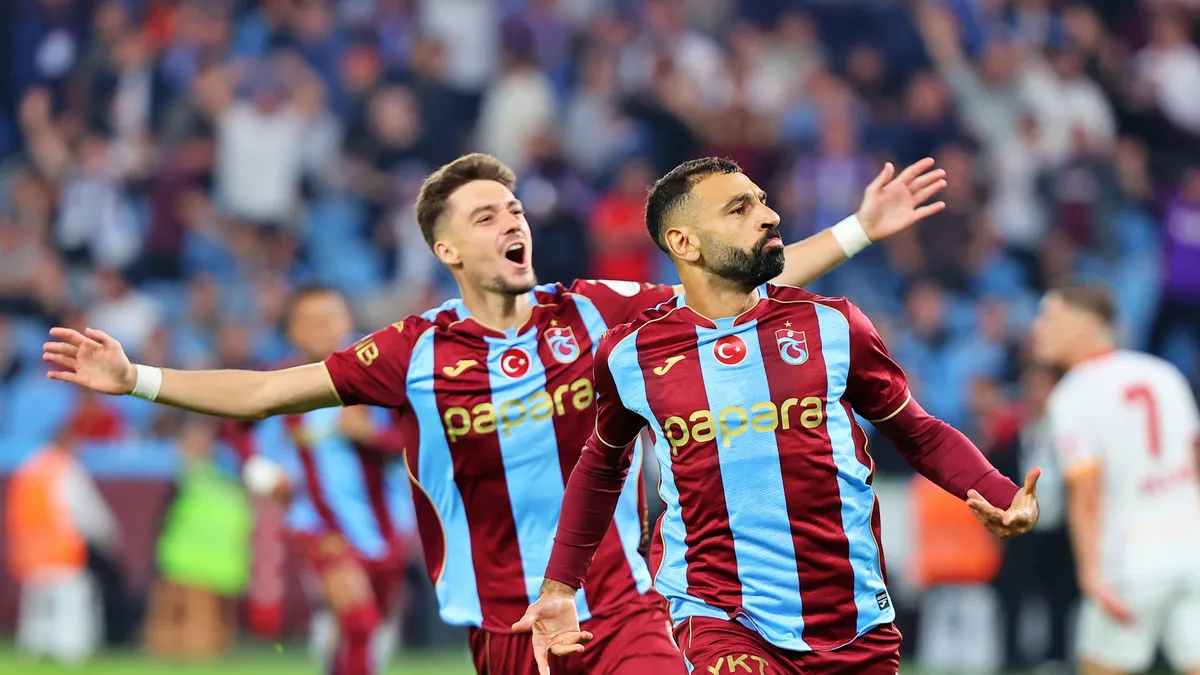 Trabzonspor, Galatasaray'ı Muhammed Salah'ın golleriyle 3-0 mağlup etti