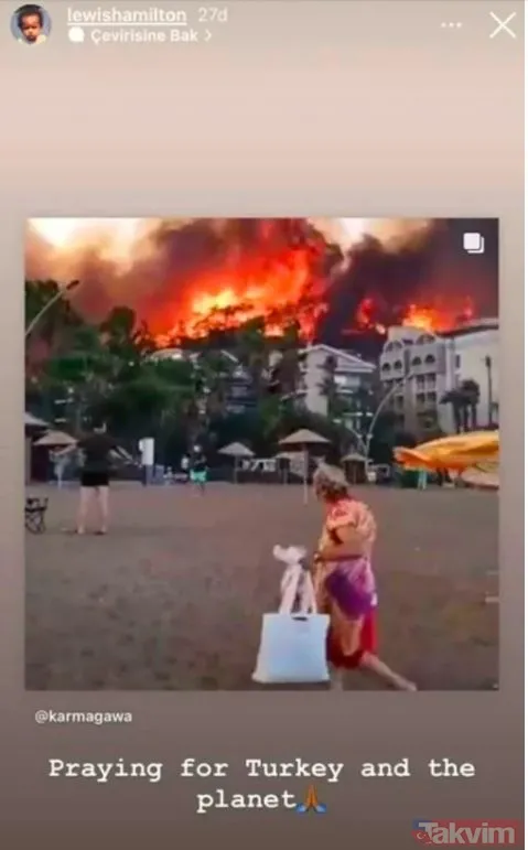 Dünyaca ünlü isimler orman yangınlarının ardından Türkiye’ye destek oldu! Paylaşımlar peş peşe geldi Dua Lipa, Bella Hadid, Inna... - 10