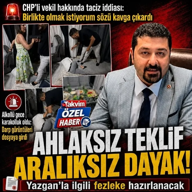 Darp edilen CHPli milletvekili Ahmet Baran Yazgan hakkında taciz iddiası! Savcılık resen soruşturma başlattı: Kesin ihraç hamlesi