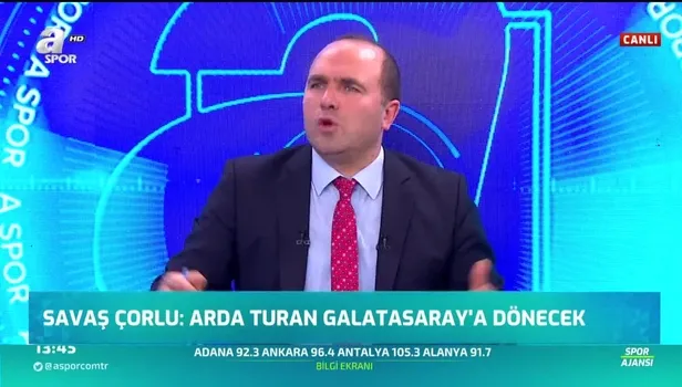 Savaş Çorlu: Bence Arda Galatasaray'a dönecek