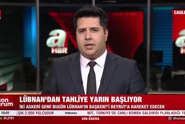 Lübnan'dan tahliye başlıyor!