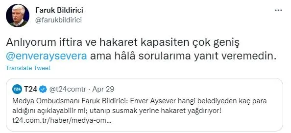 Enver Aysever ile Faruk Bildirici birbirine girdi! Tehdit ve hakaretler havada uçuştu Aysever "adres ver" dedi-5