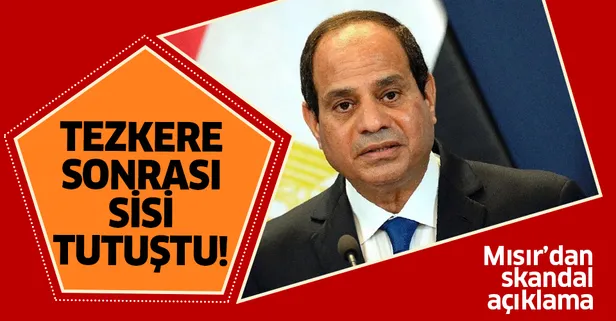 Tezkere kararı sonrası darbeci Sisi tutuştu! Mısır'dan Libya tezkeresi açıklaması