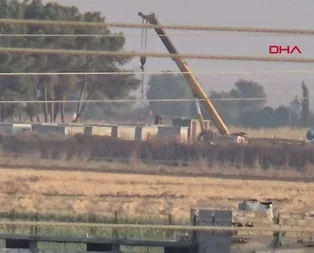 ABDnin zırhlı kulübeleri teröristlerin mevzilerine yerleştiriliyor