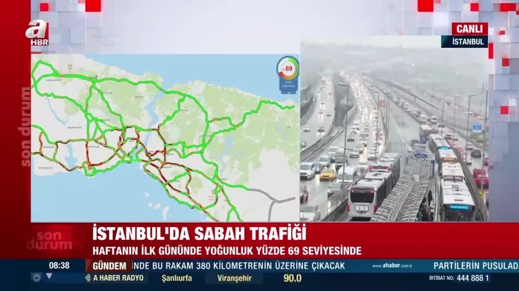 İstanbul'da sabah trafiği! İşte son durum...