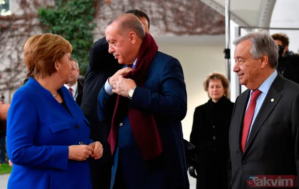 Berlin'deki zirvede Başkan Erdoğan rüzgarı - 10