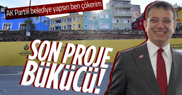 İstanbullu'ya hizmet edemeyen CHP'li İBB AK Partili Fatih Belediyesi'nin projesine çöktü! Yine kendi pankartını asıp algı yaptı