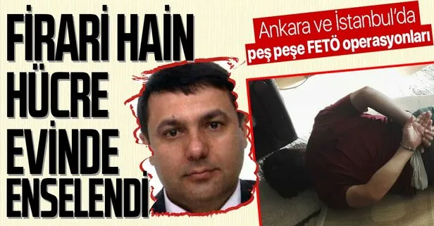 İki firari hücre evinde yakalandı