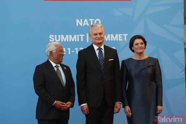 Başkan Erdoğan ve eşi Emine Erdoğan NATO Zirvesi kapsamında düzenlenen resmi akşam yemeğine katıldı - 25