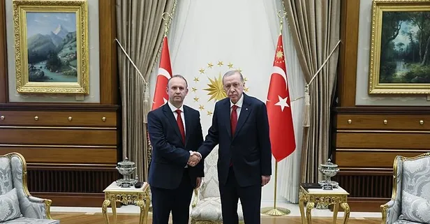 Başkan Erdoğan Kuzey Makedonya Meclis Başkanı Gaşi'yi kabul etti