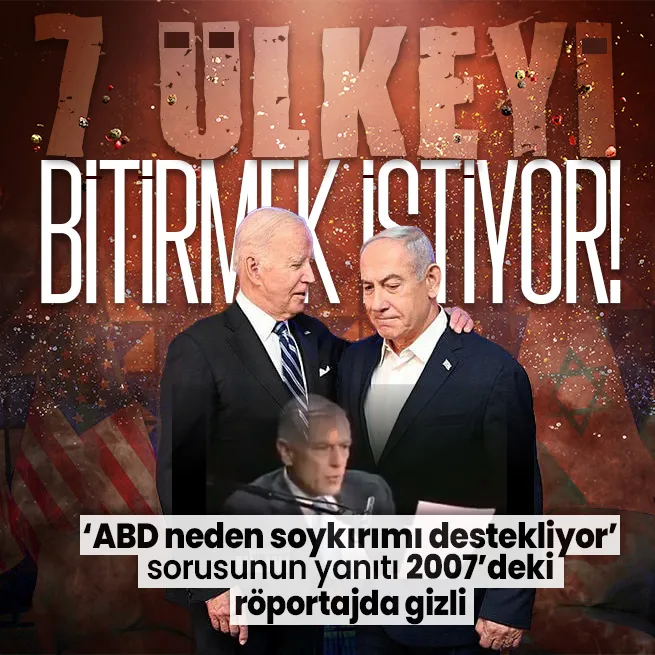 ABD İsrail’in Gazze soykırımını neden destekliyor? NATO komutanından yıllar önce çarpıcı açıklama! İşte ABD’nin bitirmek istediği 7 ülke!