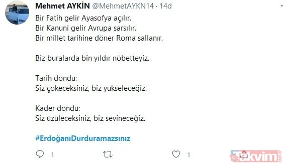 Türkiye, Başkan Erdoğan'ın yanında! Mussolini kırıntısı Draghi'ye tokat gibi cevap: #ErdoğanıDurduramazsınız