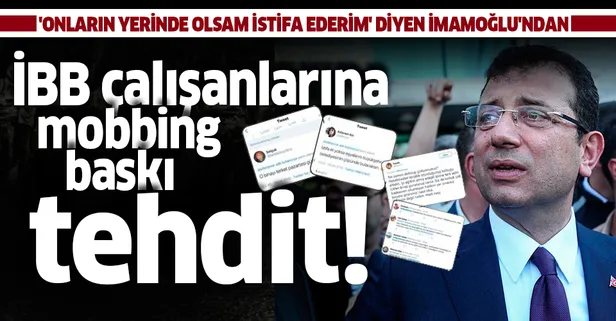 İBB’de istifa mobbingi! Çalışanlara hakaret ve tehditlerle baskı yapılıyor