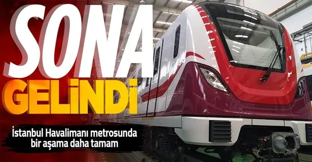 Havalimanı metrosunda bir aşama daha tamam