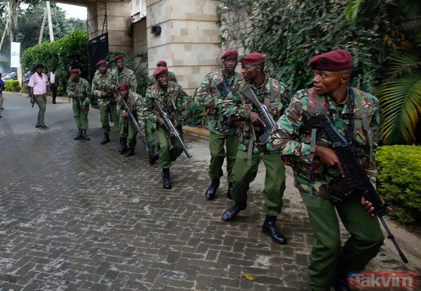 Kenya'da lüks otelde patlama! Silah sesleri de duyuldu - 39
