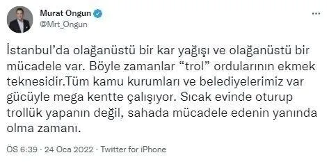 İstanbullu karla mücadele ederken balık keyfi yapan CHP'li İBB Başkanı Ekrem İmamoğlu iş PR'a gelince makamında yemek yedi-10