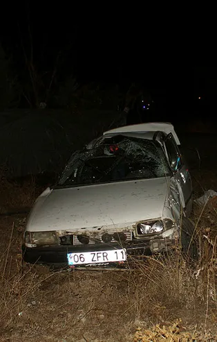 Ankara'da gece yarısı acı kaza