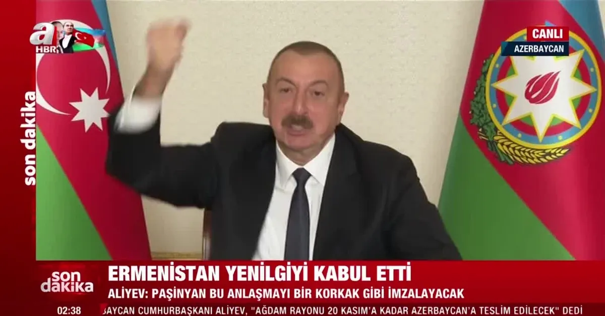 Azerbaycan Cumhurbaşkanı Aliyev anlaşmanın detaylarını açıkladı