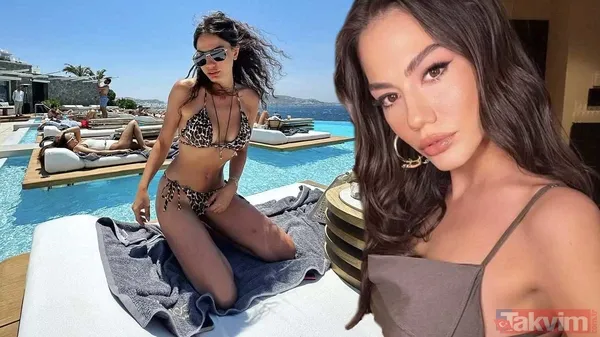 Boşandıktan sonra bir haller oldu! Boy boy bikinili poz yayınlayan Demet Özdemir Yunan Adaları'ndan ev aldı servet ödedi! Oğuzhan Koç... - 1