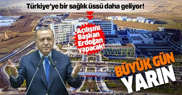 Tekirdağ Şehir Hastanesi, Başkan Erdoğan’ın katılacağı törenle yarın açılıyor!