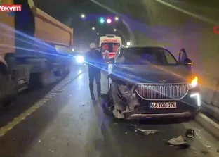 TOGG, Güzeldere Tüneli’nde kaza yaptı