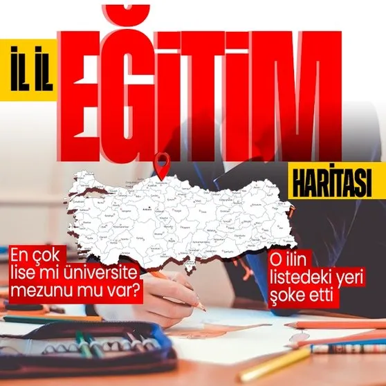 TÜİK AÇIKLADI | Türkiye’de en çok lise mezunu mu üniversite mezunu mu var? İşte okuma oranı en yüksek ve en düşük iller! O ilin sıralaması dikkat çekti
