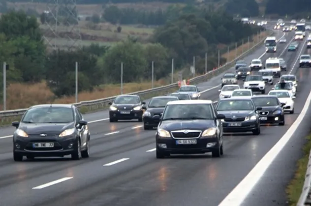 TEM'in Bolu geçişinde bayram yoğunluğu