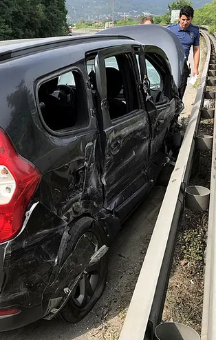 Anadolu Otoyolu'nda feci kaza! 6 kişi yaralandı