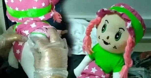 Oyuncak bebeklerden ve pizza kutusundan uyuşturucu çıktı