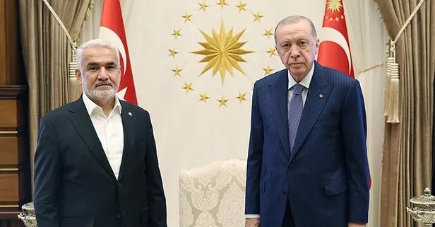 Başkan Erdoğan, HÜDA-PAR Genel Başkanı Yapıcıoğlu’nu kabul etti