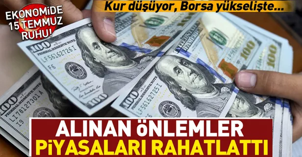 Ekonomik saldırılara karşı alınan tedbirler piyasaları rahatlattı