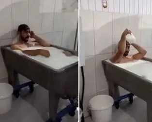 Konyadaki süt banyosu rezaletinde yeni gelişme! Emre Sayar ve Uğur Turgut tutuklandı