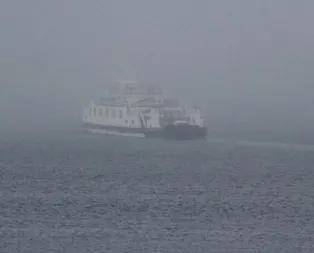 Boğaz’da ulaşıma sis engeli