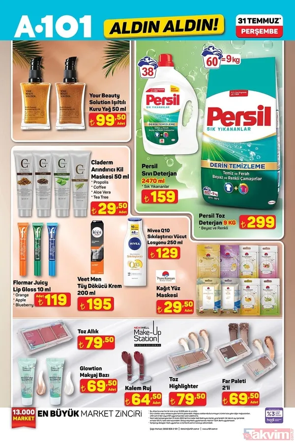 A101 7 Ağustos Perşembe kataloğu açıklandı! Bu hafta neler var? İşte tam ürün listesi ve fiyatlar - 2
