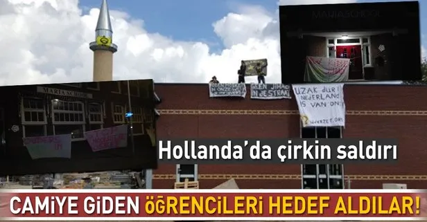 Hollanda’da camiyi ziyaret eden okula İslamofobik saldırı