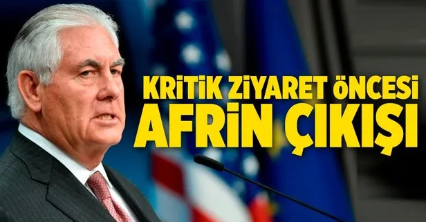 ABDden Afrin açıklaması