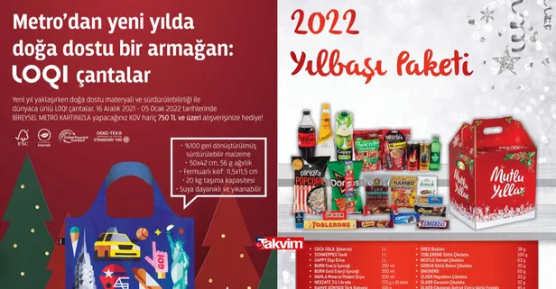 Metro market 2022 yılbaşı sepetinde neler var? Metro yılbaşı sepeti ne kadar, kaç TL? Yılbaşı kolisi fiyat listesi 2022!