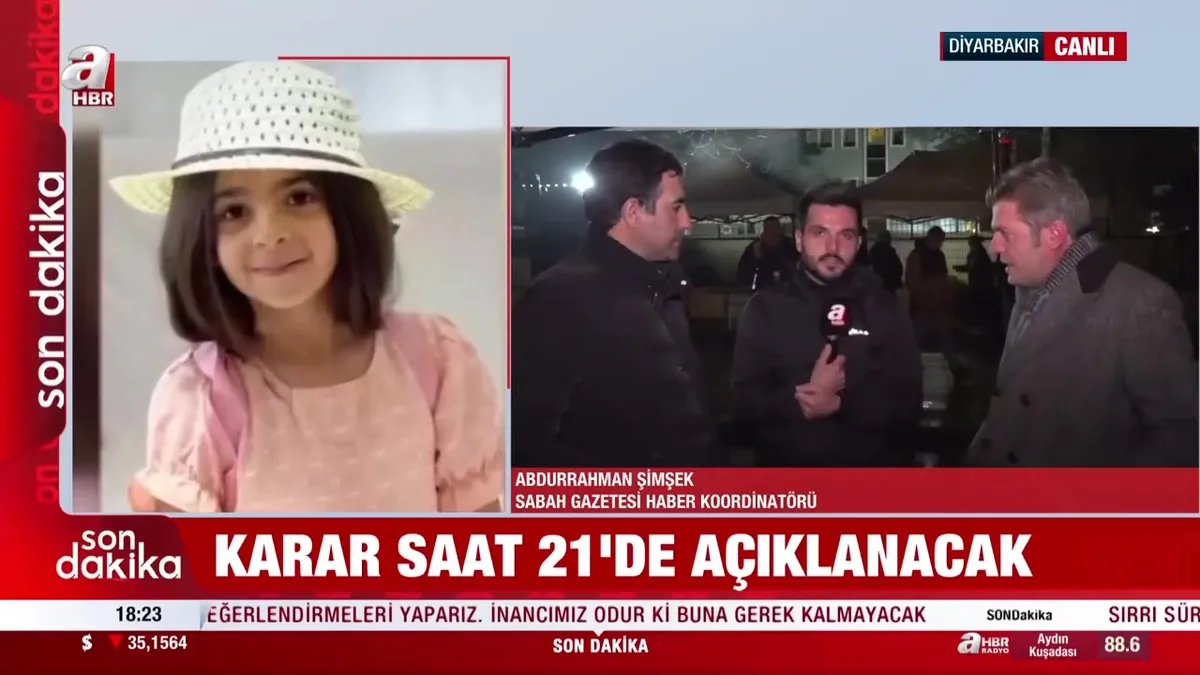 SON DAKİKA | Narin Güran cinayetinde karar saat 21'de açıklanacak!