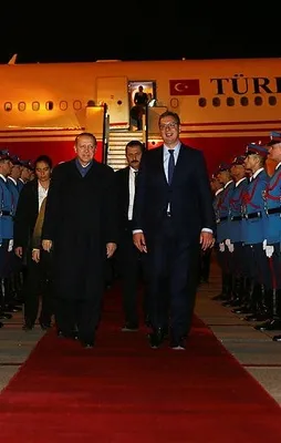 Cumhurbaşkanı Erdoğan Sırbistan'da