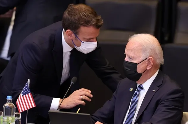 Biden ile Macron'dan kritik Ukrayna teması