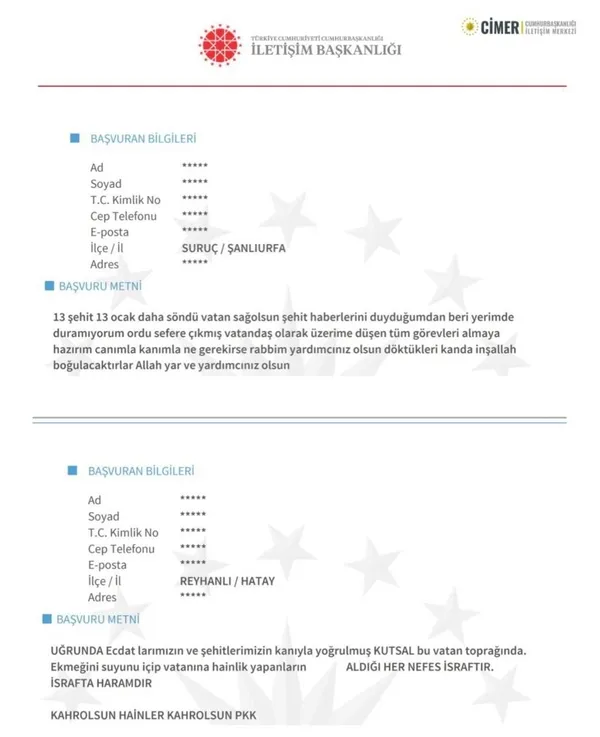 Türk milleti teröre karşı tek yürek! Gara'da hain saldırı sonrası CİMER'e binlerce mesaj yağdı-4
