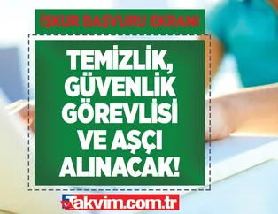 200 kişilik kadro: Koruma ve güvenlik görevlisi, aşçı, temizlik personeli! İŞKUR bu kez kendi bünyesine alım yapıyor! İşte şartlar ve başvuru formu...