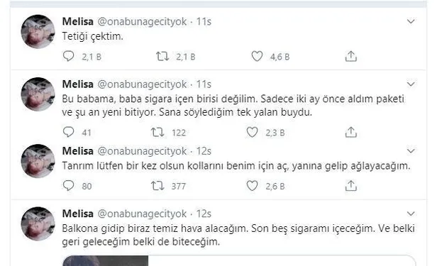 İzmir'de intihar eden genç kızın son tweetleri kan dondurdu: Tetiği çektim-3