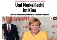 Dünya basınında Afganistandaki Taliban kaosu! Sadece 7 kişi kurtarıldı Merkel sinemada gülüyor