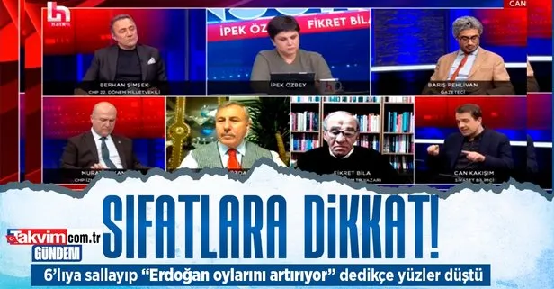 CHP’nin kanalı Halk TV’de suratları düşüren çıkış! 6’lı masaya tepki! Erdoğan istikrarlı şekilde oylarını artırıyor