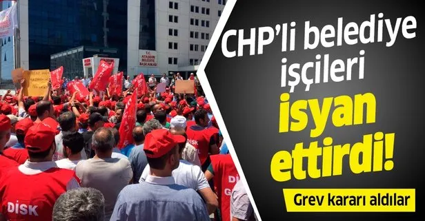 CHP’li Ataşehir Belediyesi’nde işçi isyanı! Grev kararı aldılar